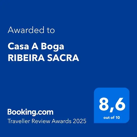 펜션 Casa A Boga Ribeira Sacra Abeleda