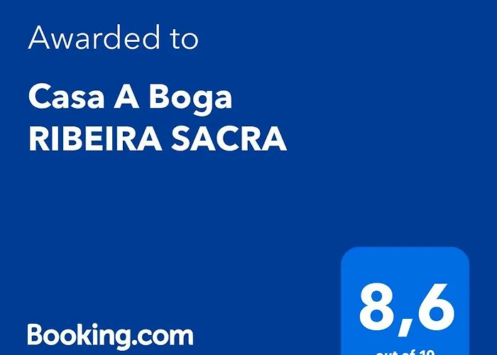 펜션 Casa A Boga Ribeira Sacra Abeleda